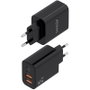 Aisens Cargador GaN 32W con 2xUSB-C y 2xUSB-A Negro